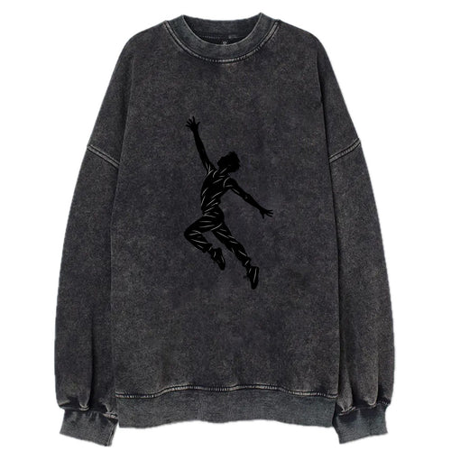 Modern dancer reaching skyward - Vintage Sweatshirt