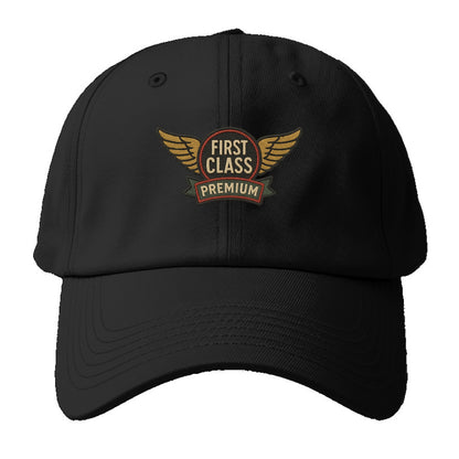 First Class Emblem  - Baseball Cap - Black