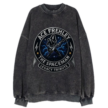 Ace Legacy Seal - Vintage Sweatshirt - Black