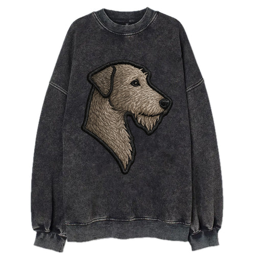 Irish Wolfhound - Modern gentle giant lo - Vintage Sweatshirt