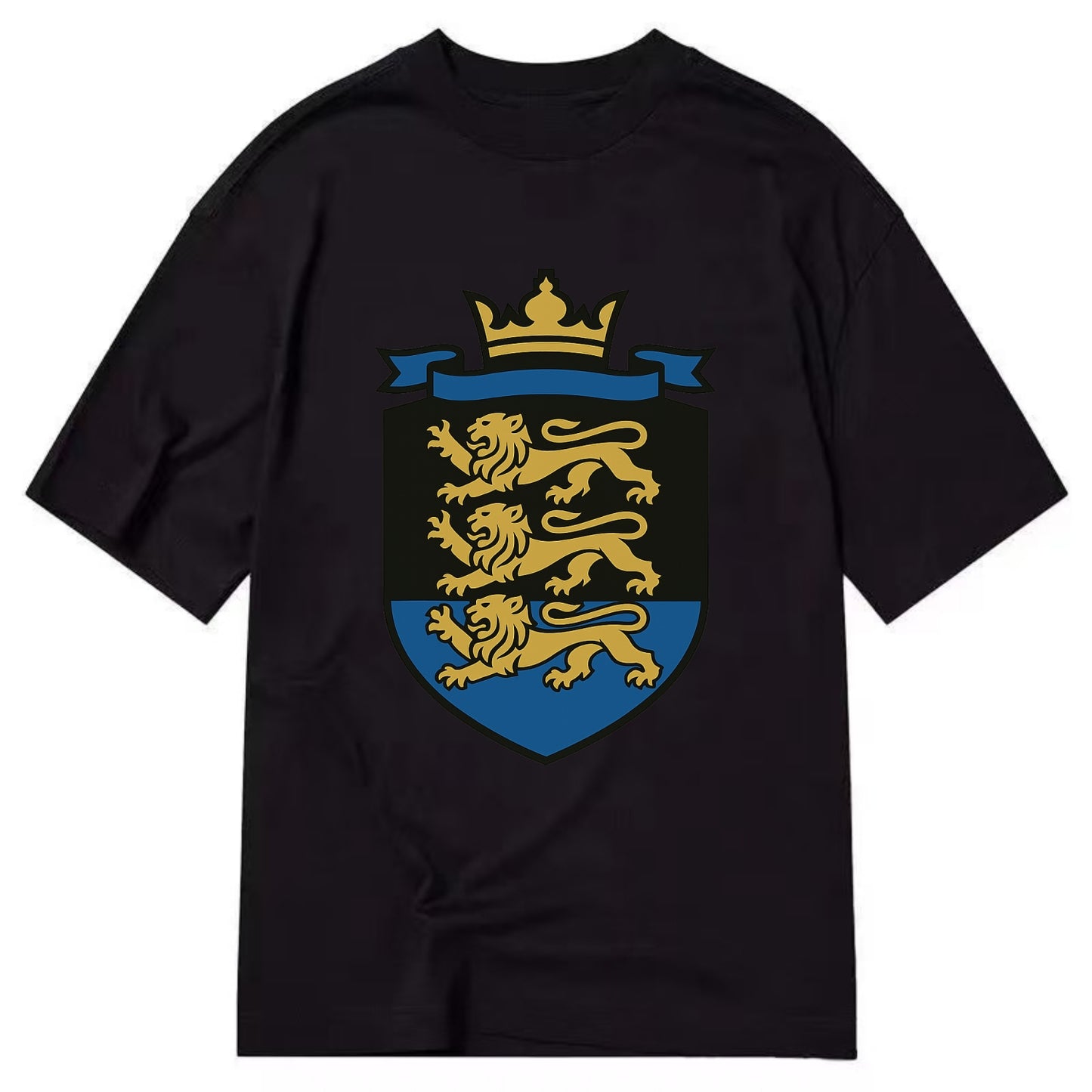 Estonia Royal Logo  - Classic T-shirt - Black