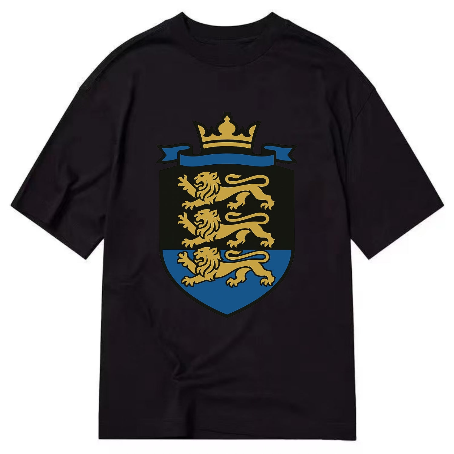 Estonia Royal Logo  - Classic T-shirt - Black