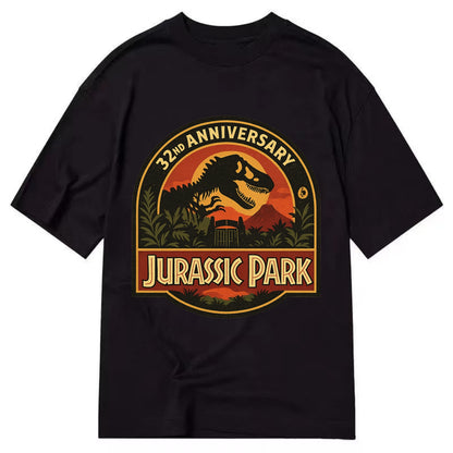 Jurassic Park 32nd Anniversary - Classic T-shirt - Black