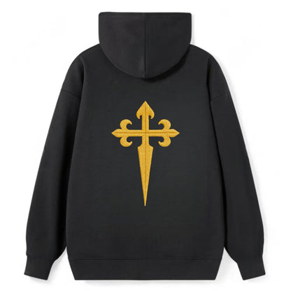 Order Of Santiago Cross - Classic Pullover Hoodie - Black