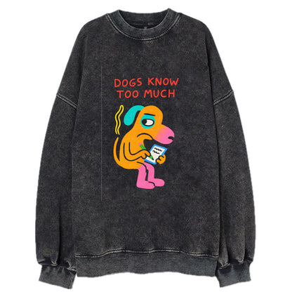 CATS OWN YOU | Cat on throne pointing down - Vintage Sweatshirt - Black