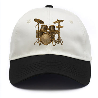 Drum Kit  - Two Tone Cap - Black
