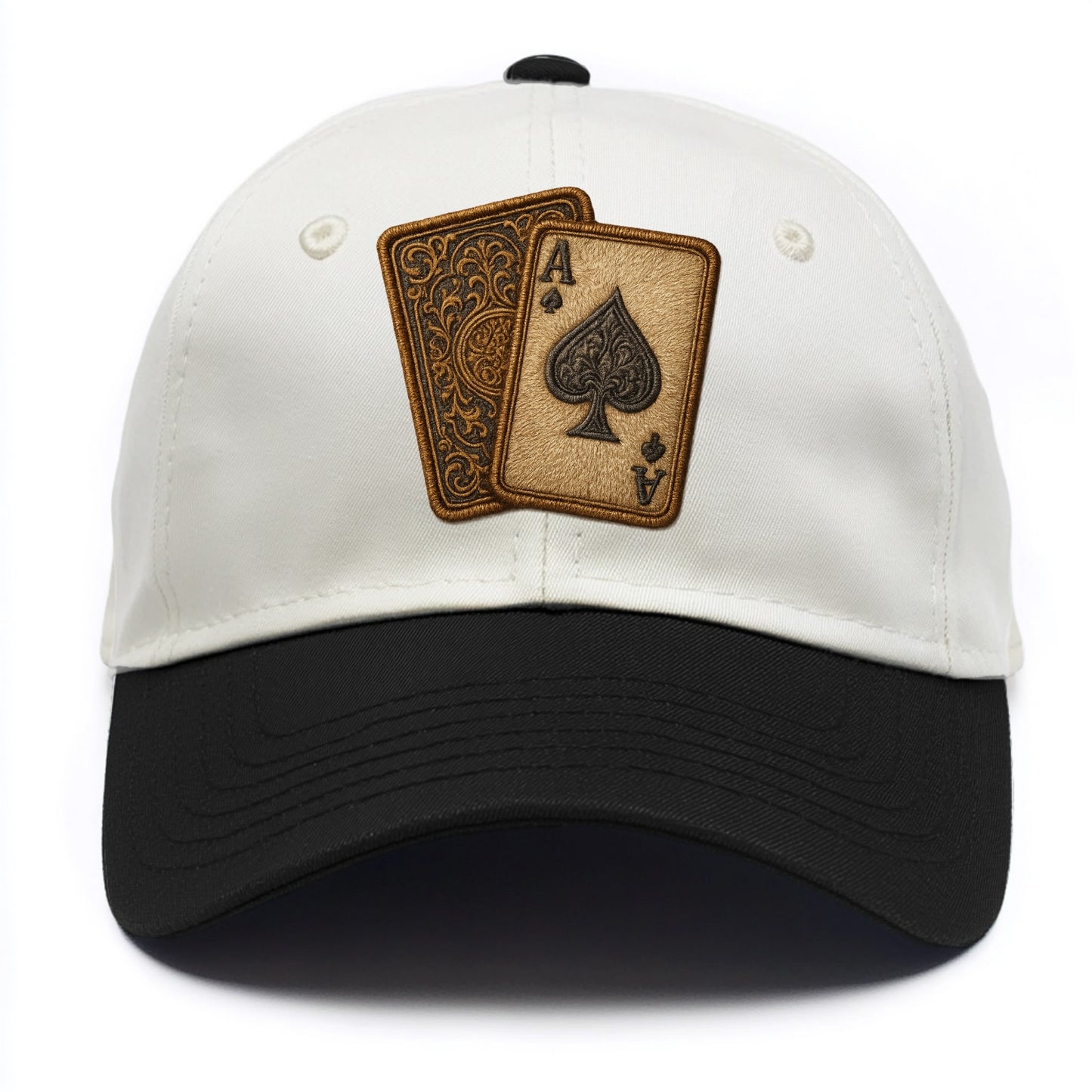 Playing Cards  - Two Tone Cap - Black
