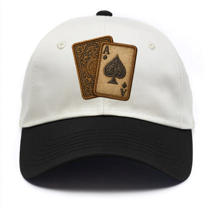Playing Cards  - Two Tone Cap - Black