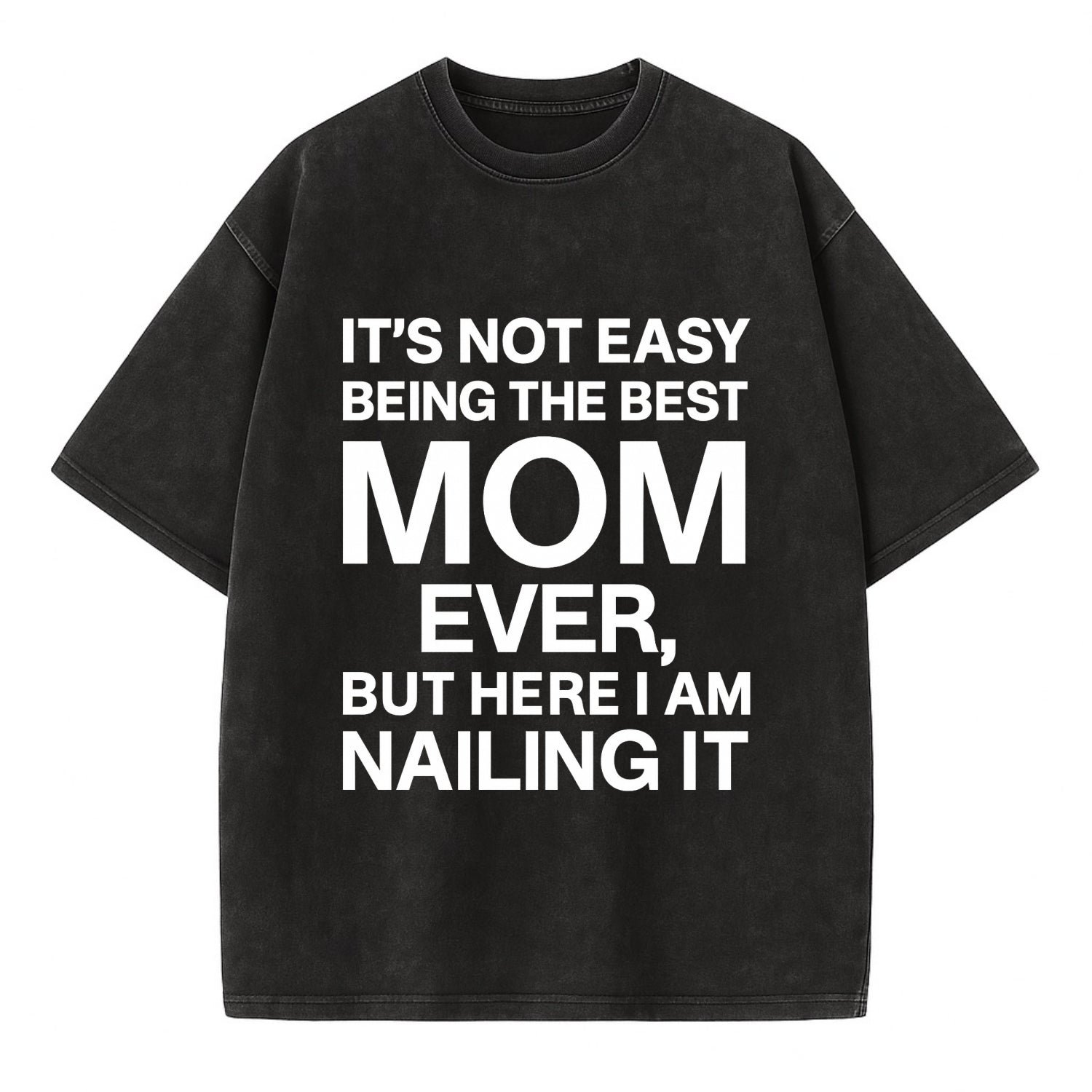 It's not easy being the best HUSBAND ever, but here I am nailing it - Vintage T-shirt - Black