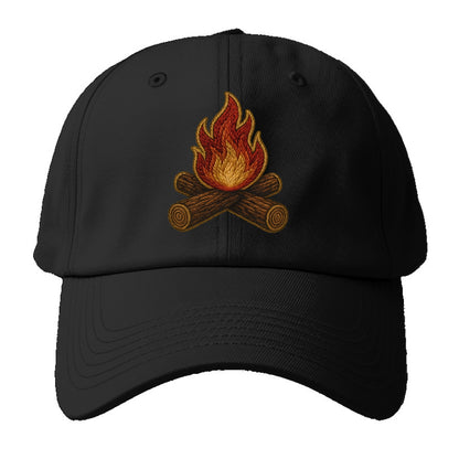 Campfire  - Baseball Cap For Big Heads - Black
