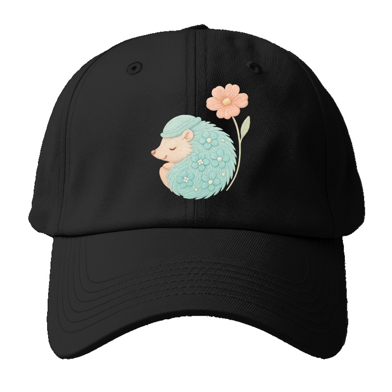 Aqua Hedgehog - Baseball Cap - Black
