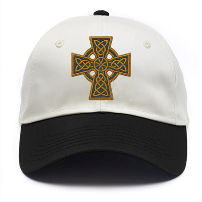 Book Of Kells Cross - Two Tone Cap - Black