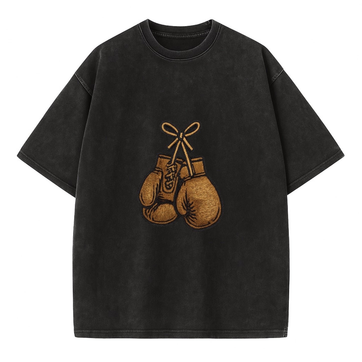 Boxing Gloves  - Vintage T-shirt - Black