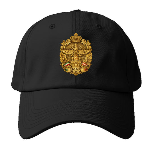 Iran Fire Temple Emblem - Baseball Cap For Big Heads - Black