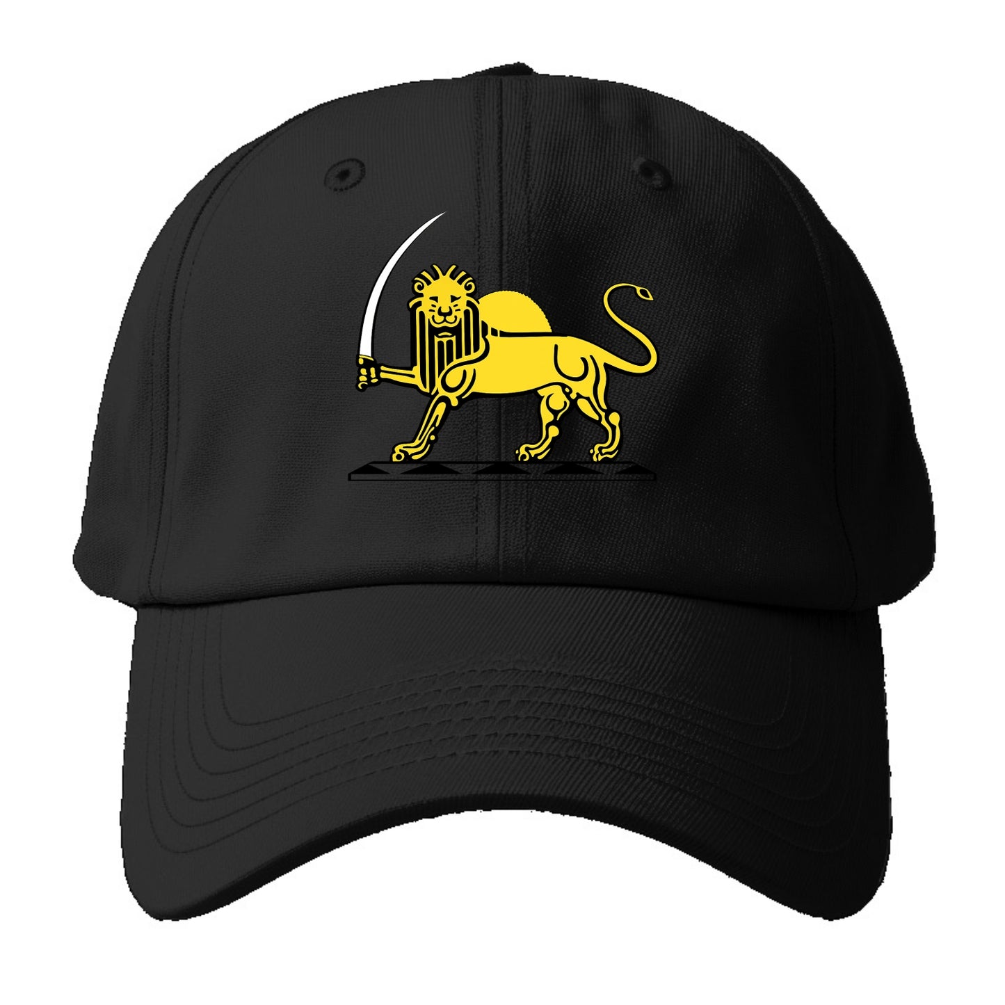 Lion Of The Rising Blade - Baseball Cap For Big Heads - Black