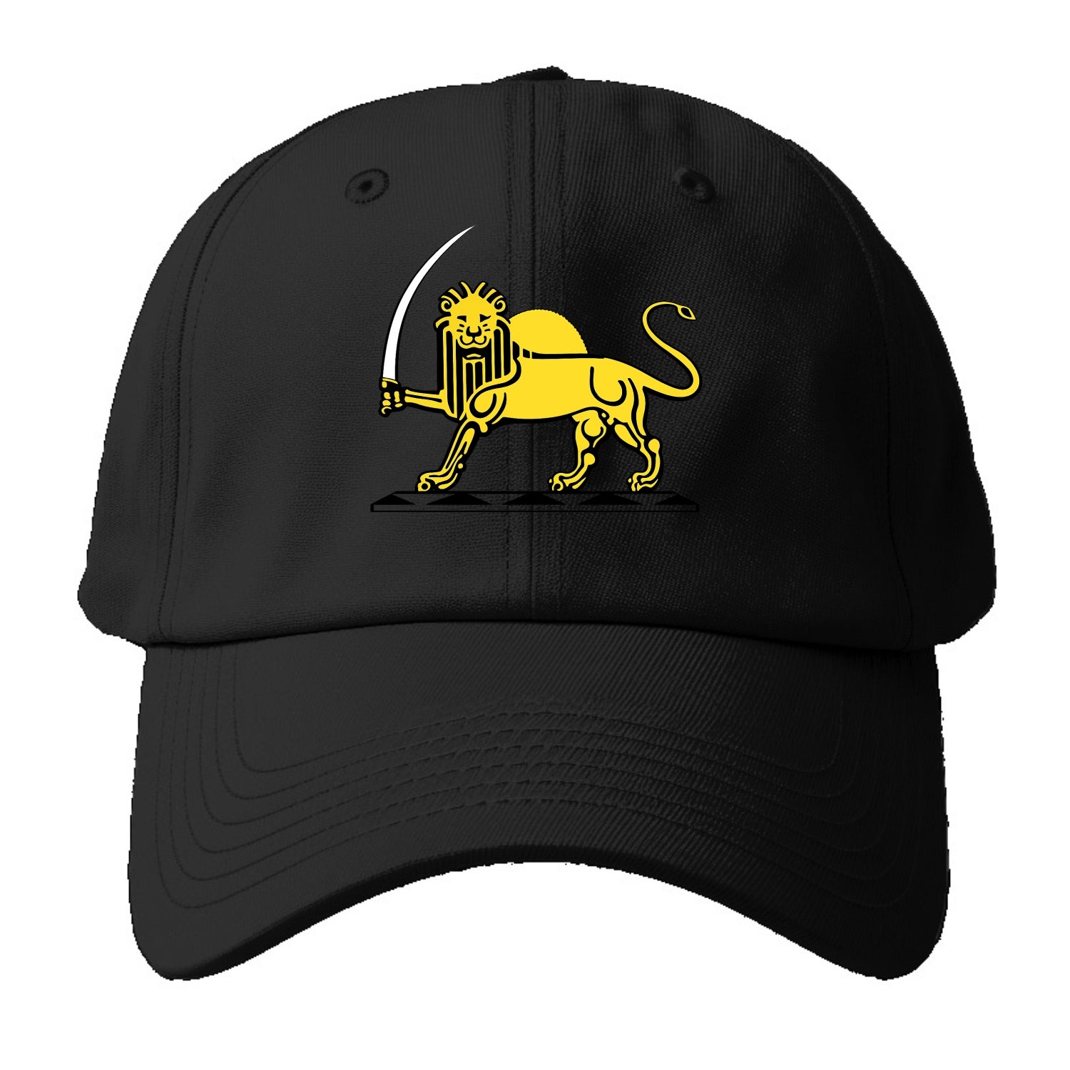 Lion Of The Rising Blade - Baseball Cap For Big Heads - Black