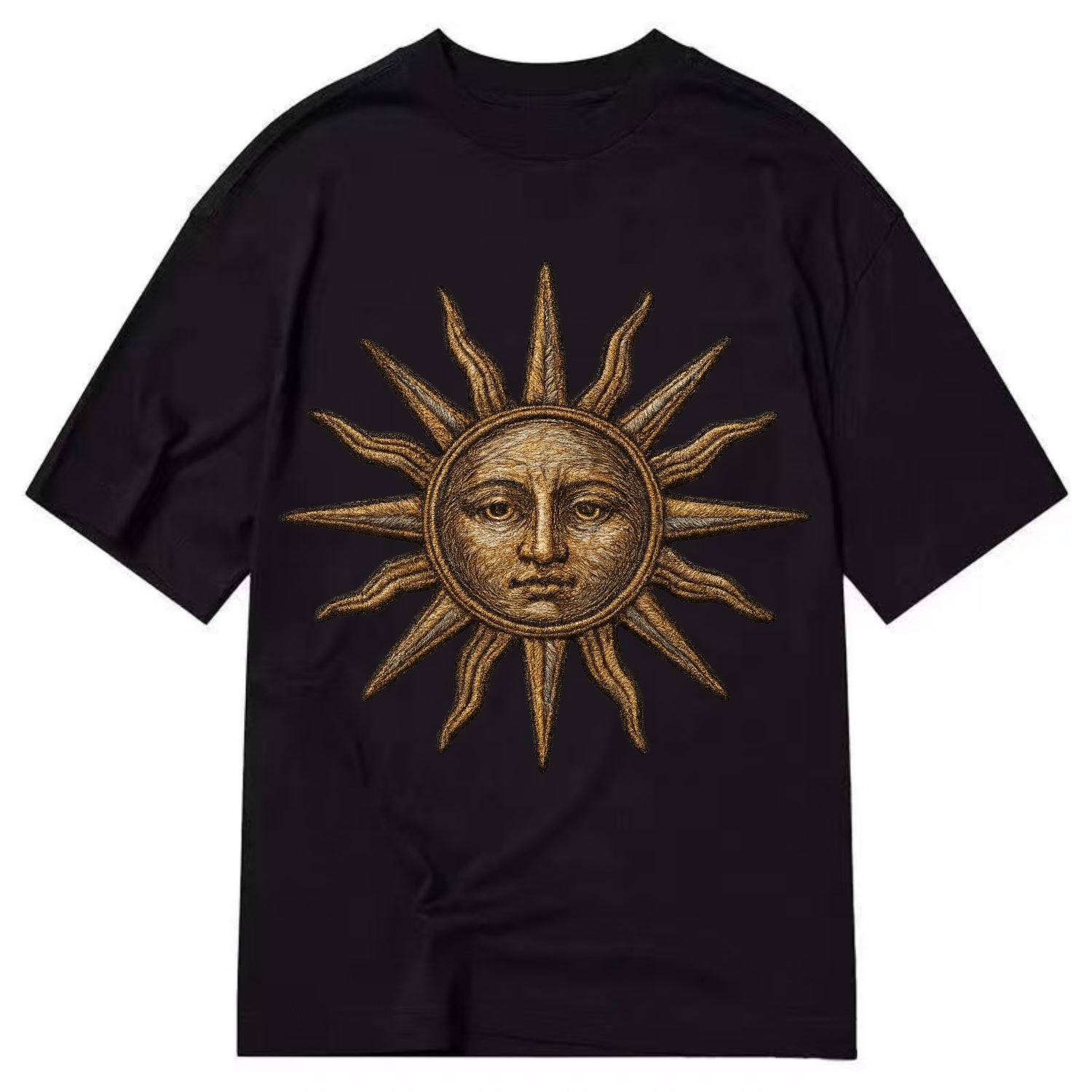 Sun Rays  - Classic T-shirt - Black
