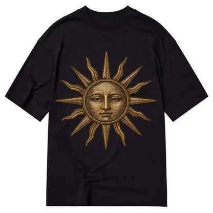 Sun Rays  - Classic T-shirt - Black
