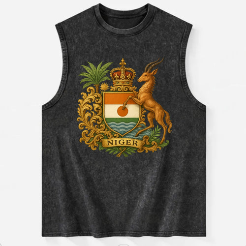 Niger Heritage Badge  - Vintage Washed Tank