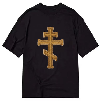 Orthodox Cross  - Classic T-shirt - Black