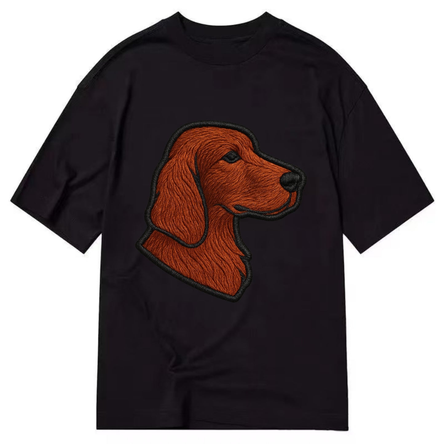 Irish Setter - Contemporary red setter l - Classic T-shirt - Black