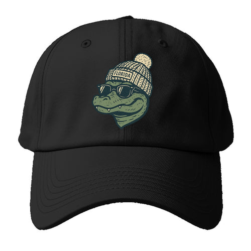 Gainesville Gator wearing Florida beanie - Baseball Cap For Big Heads