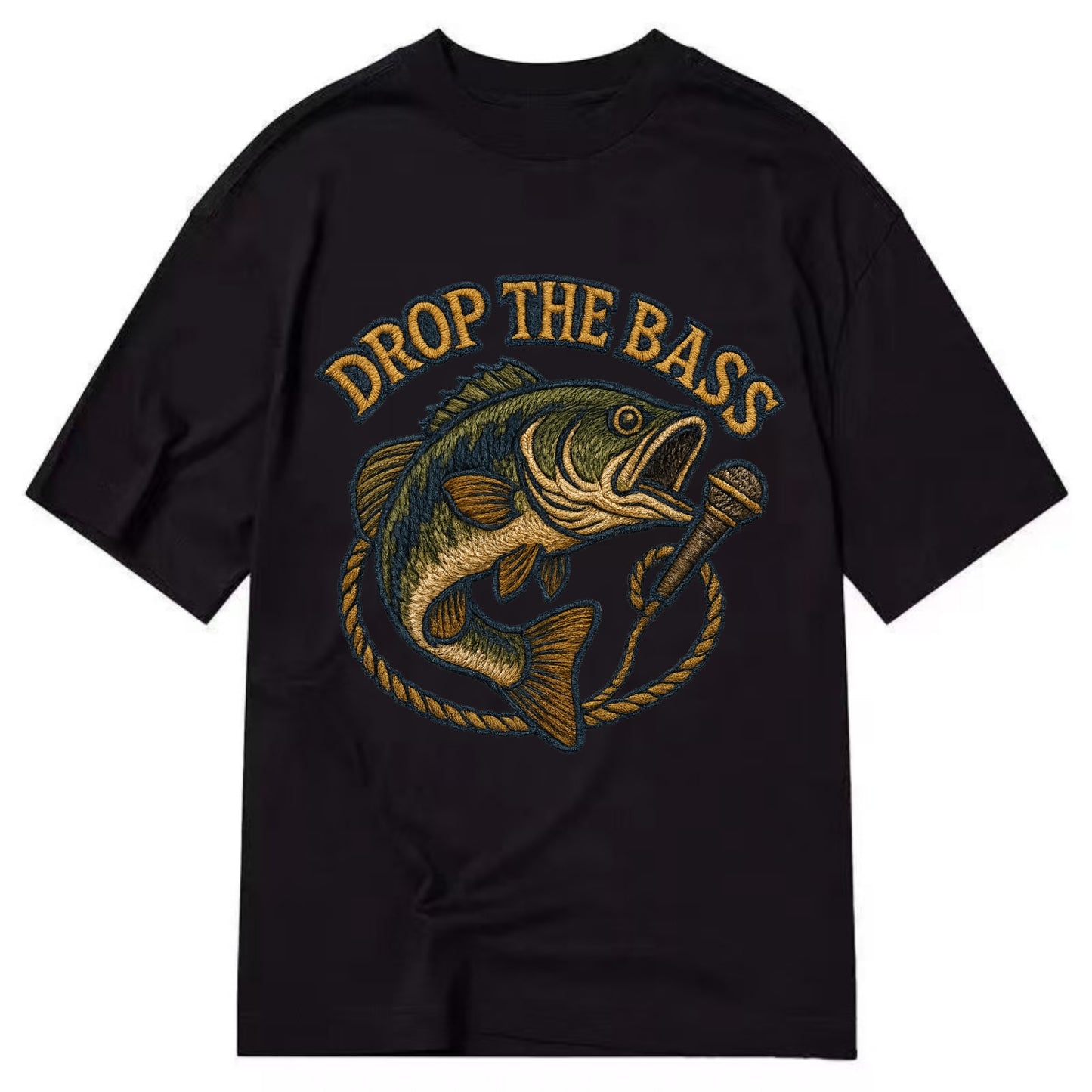 Drop The Bass  - Classic T-shirt - Black