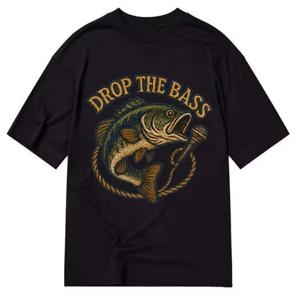 Drop The Bass  - Classic T-shirt - Black