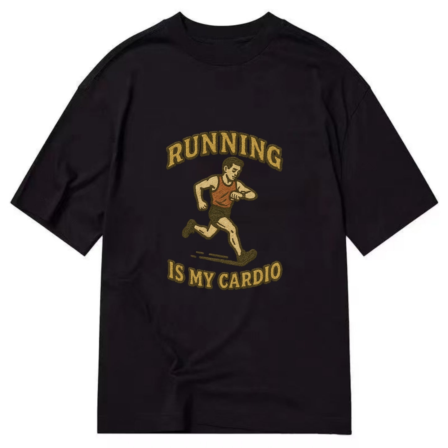 Running Late Is My Cardio  - Classic T-shirt - Black