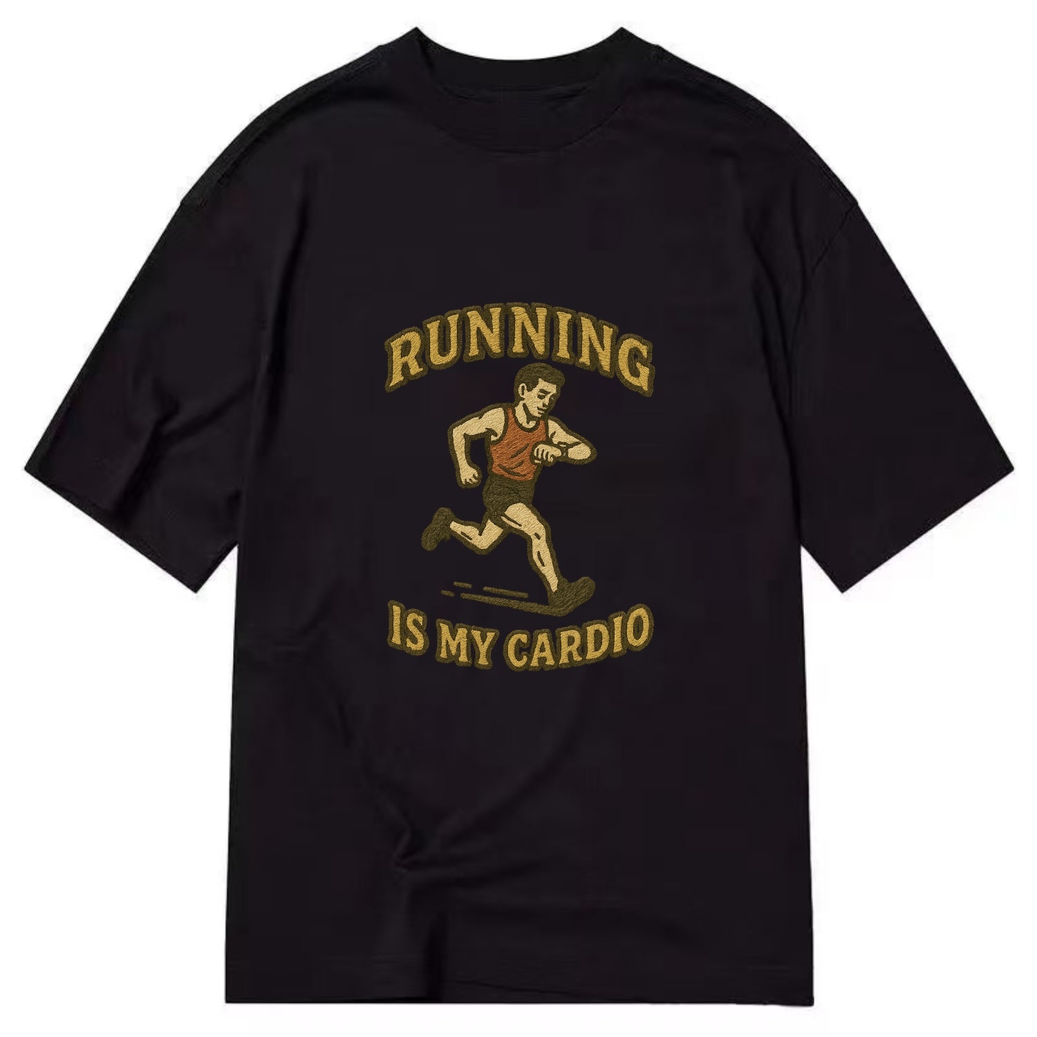 Running Late Is My Cardio  - Classic T-shirt - Black