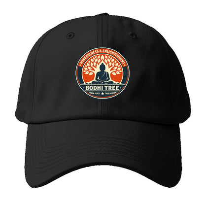 Zen Harmony Emblem - Baseball Cap For Big Heads - Black