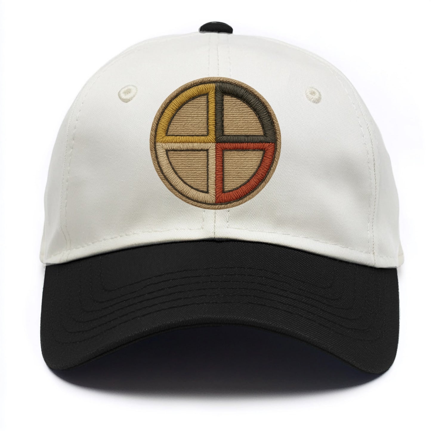 Medicine Wheel  - Two Tone Cap - Black