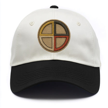 Medicine Wheel  - Two Tone Cap - Black