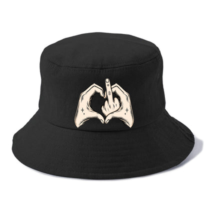 Love You Symbol - Bucket Hat - Black