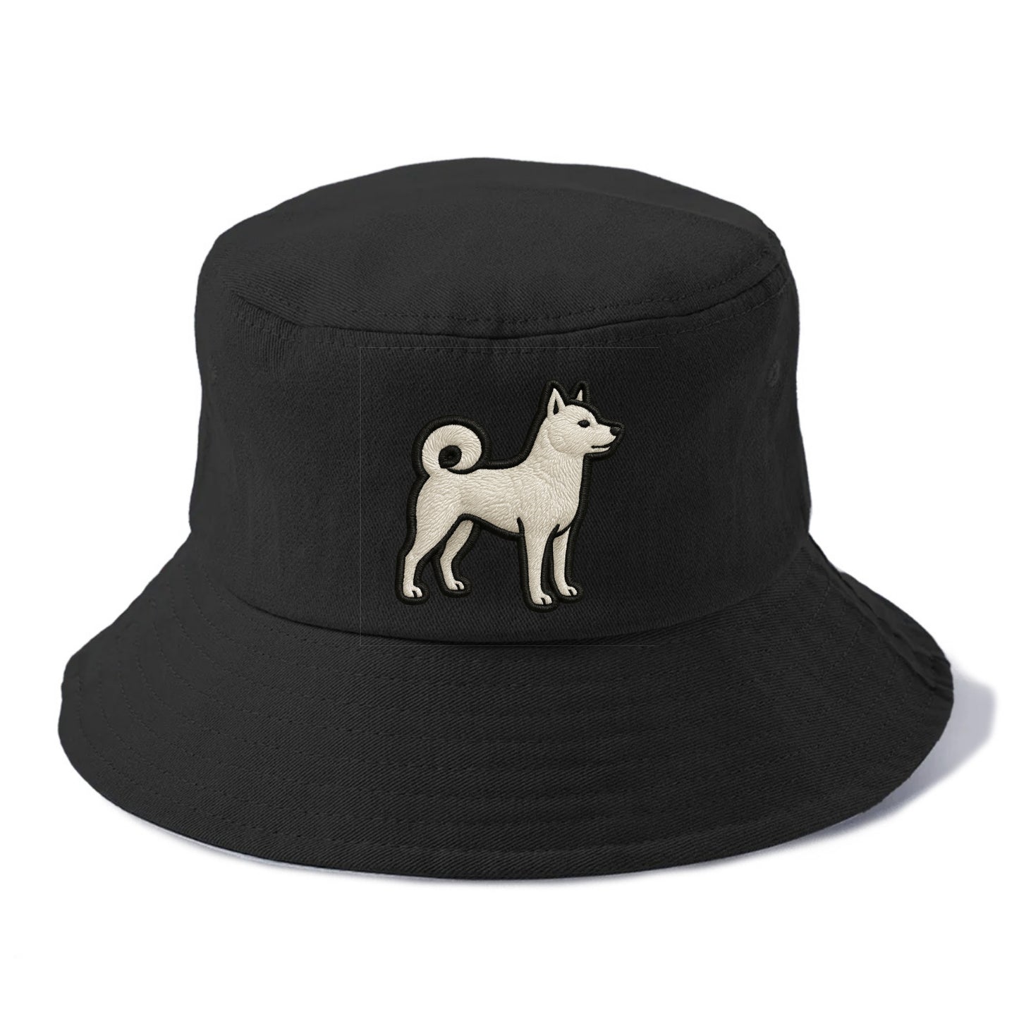 Kishu Ken - Contemporary white hunter de - Bucket Hat - Black