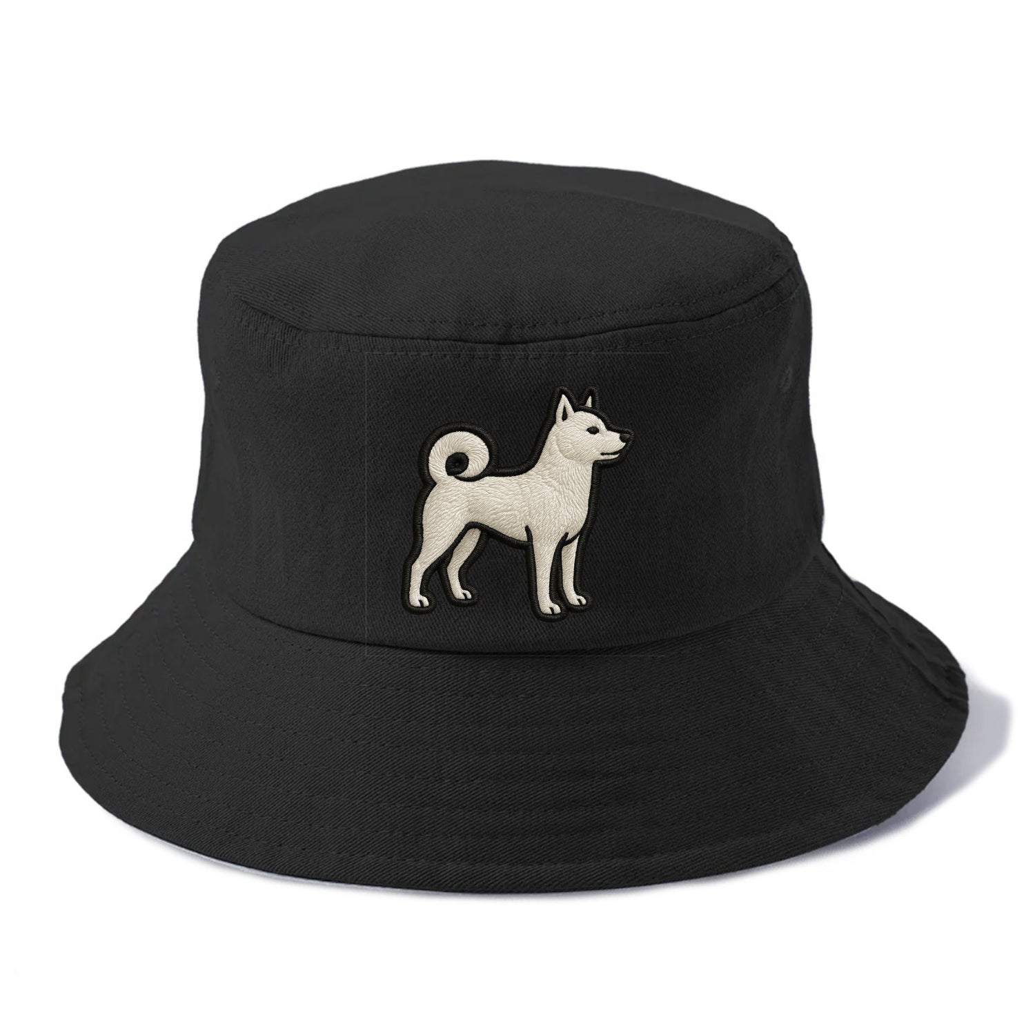 Kishu Ken - Contemporary white hunter de - Bucket Hat - Black