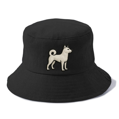 Kishu Ken - Contemporary white hunter de - Bucket Hat - Black