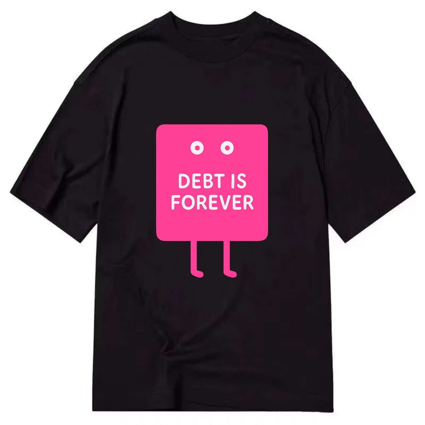 DEBT IS FOREVER | Immortal credit card - Classic T-shirt - Black