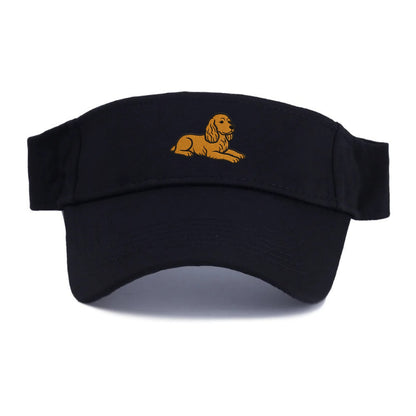 Cocker Spaniel - Golden colored relaxed Visor - Black