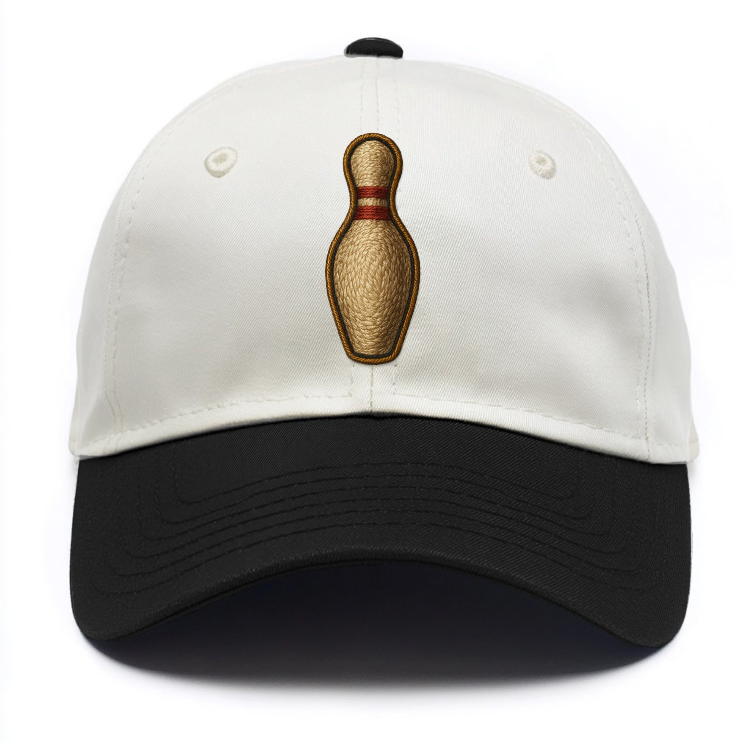 Bowling Pin  - Two Tone Cap - Black