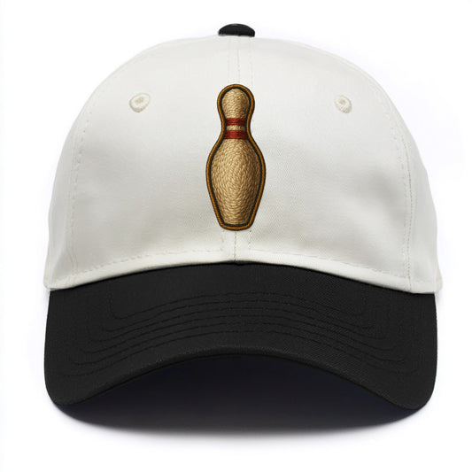 Bowling Pin  - Two Tone Cap - Black