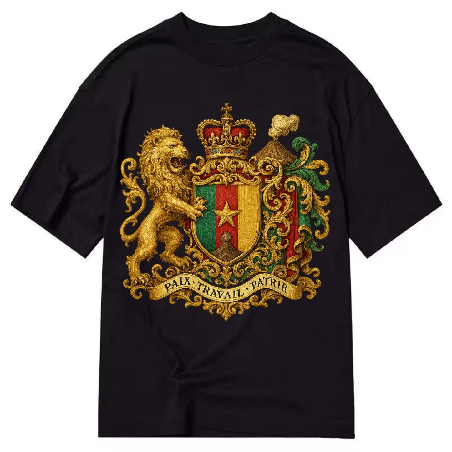 Cameroon Royal Logo  - Classic T-shirt - Black