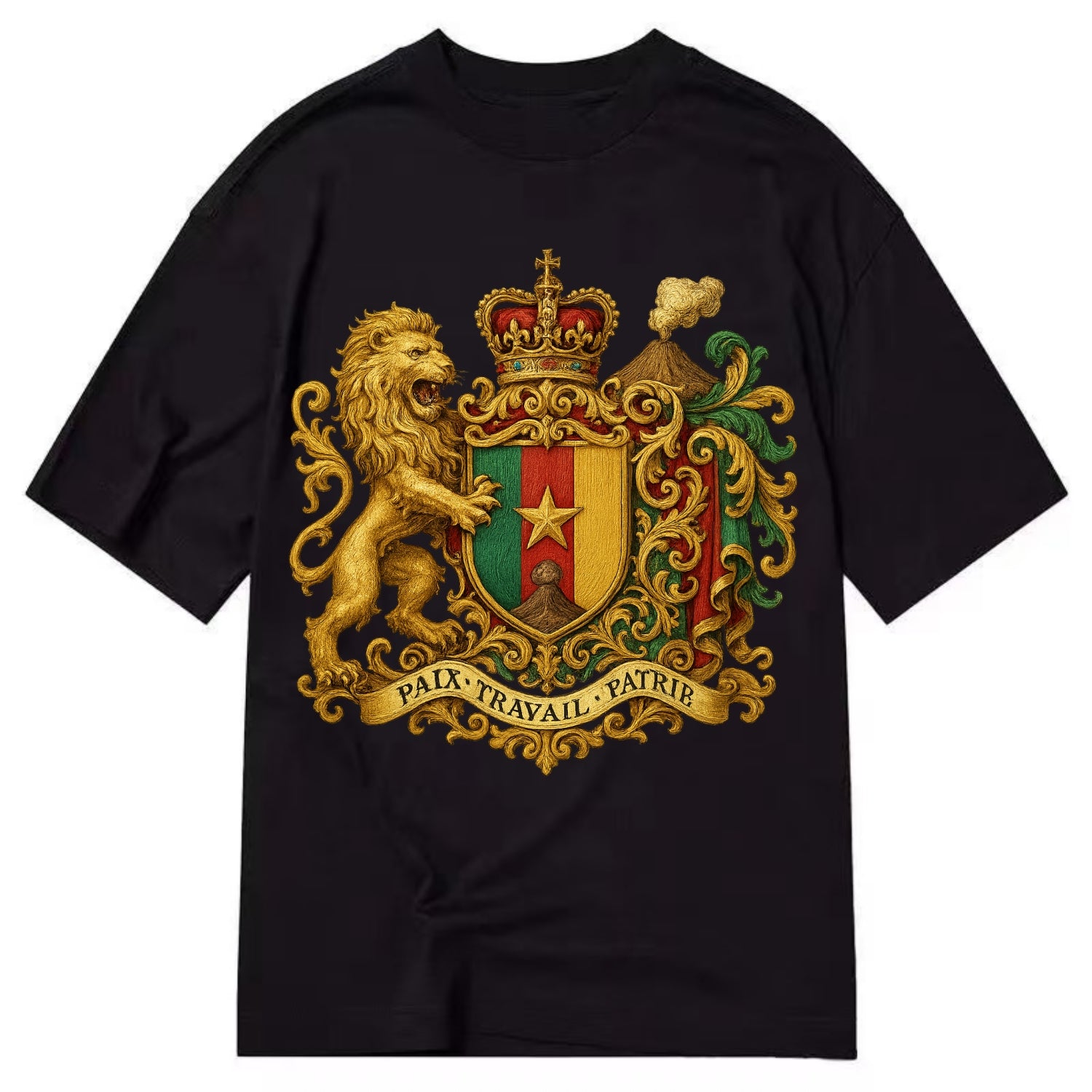 Cameroon Royal Logo  - Classic T-shirt - Black