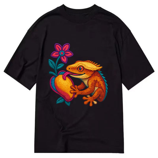 Crested Gecko - Classic T-shirt - Black