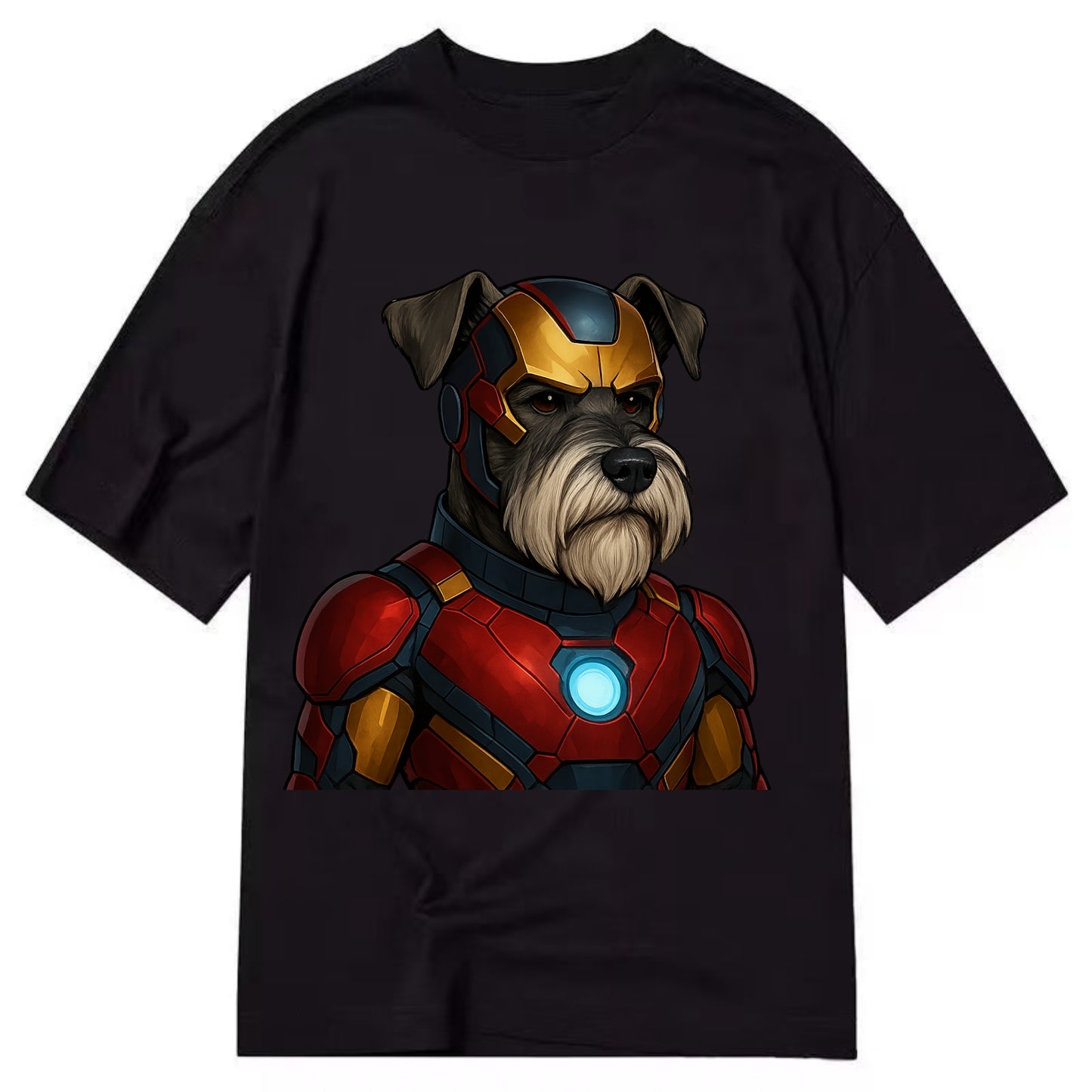 Schnauzer Tech Hero  - Classic T-shirt - Black