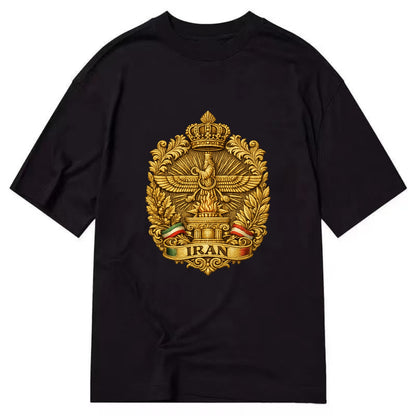 Iran Fire Temple Emblem - Classic T-shirt - Black