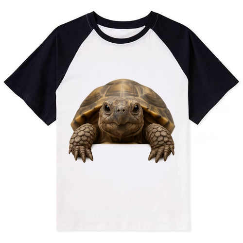 Tortoise  - Contrast Raglan T-shirt