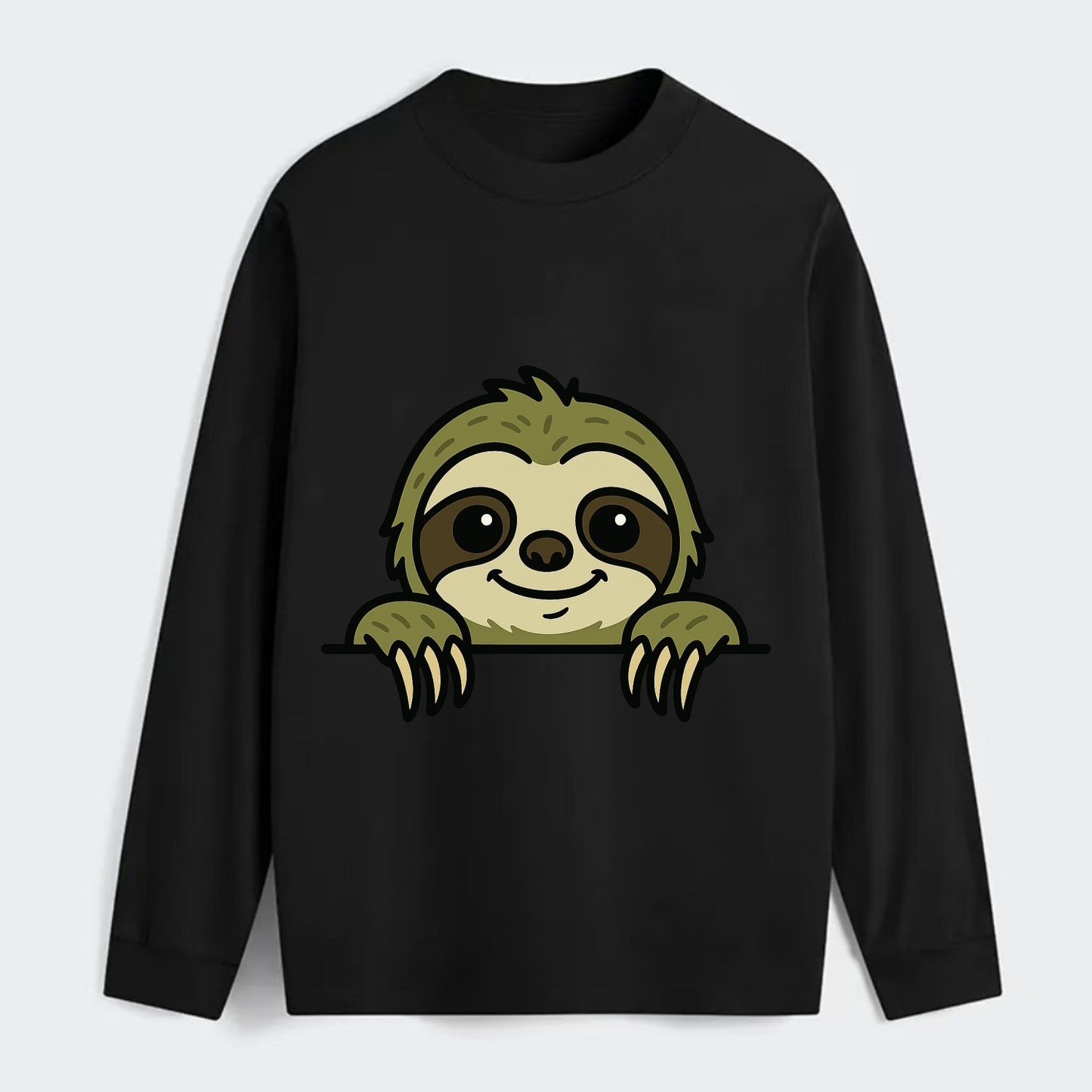 Sloth  - Classic Long Sleeve Shirt - Black