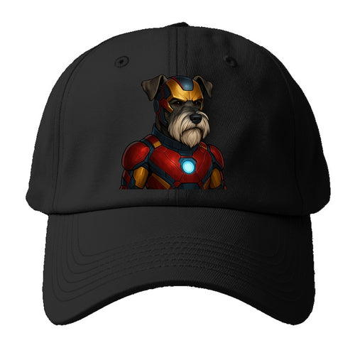 Schnauzer Tech Hero  - Baseball Cap For Big Heads
