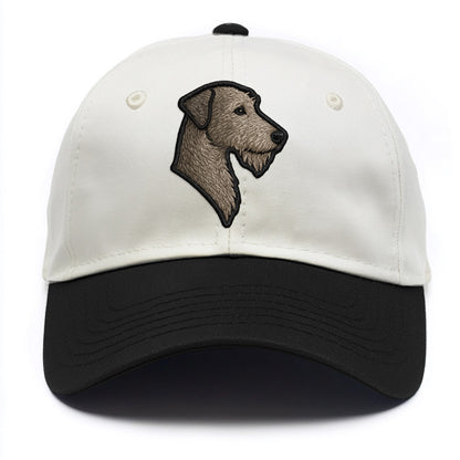 Irish Wolfhound - Modern gentle giant lo - Two Tone Cap - Black